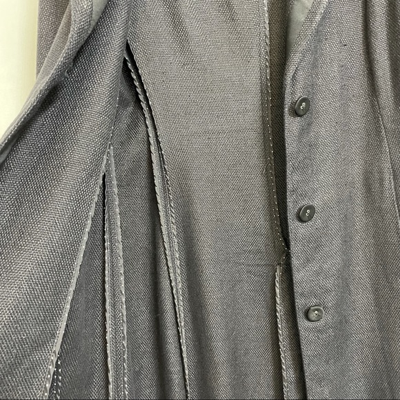 Piazza Sempione Long Linen Jacket made in Italy - Picture 11 of 12